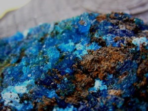 Natural Blue Chalcanthite from New Mexico