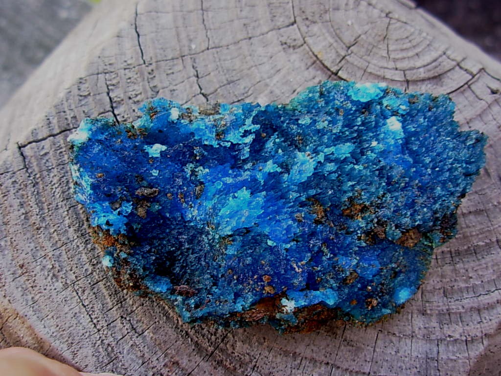 Natural Blue Chalcanthite from New Mexico