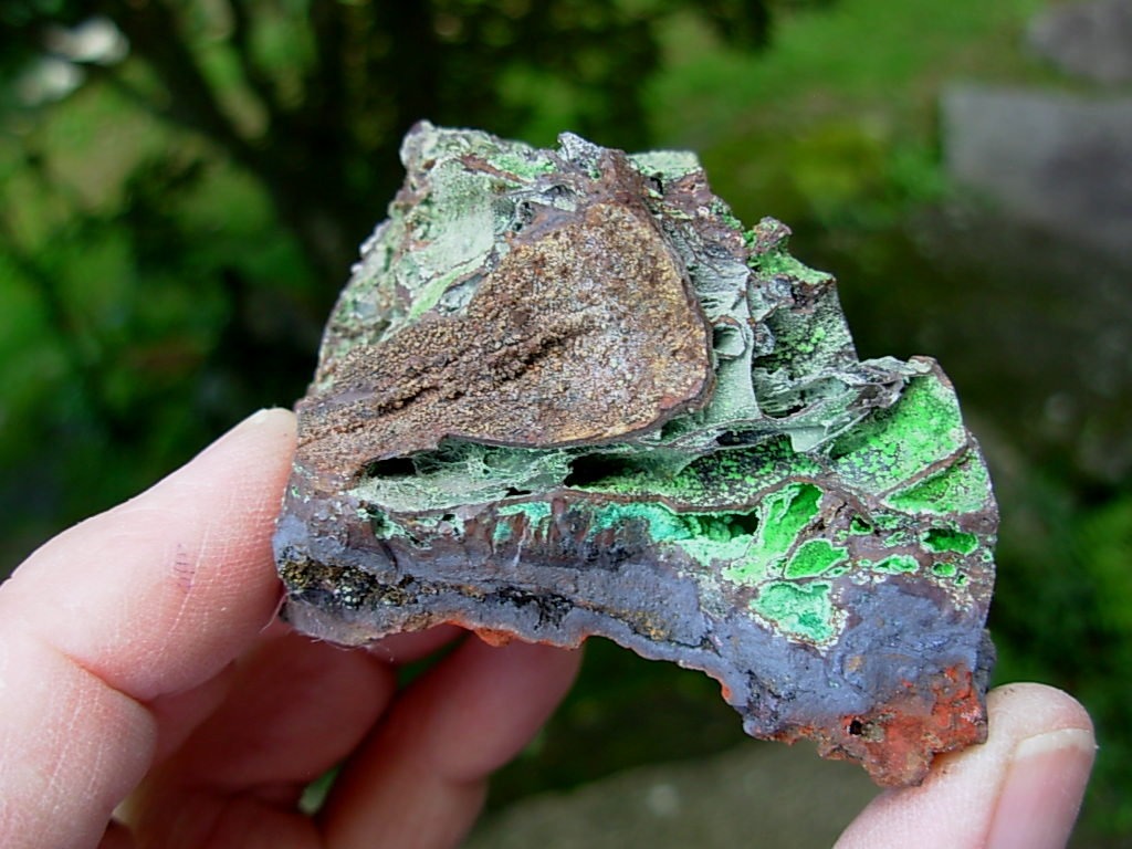 Old Stock Calcite on Conichalcite
