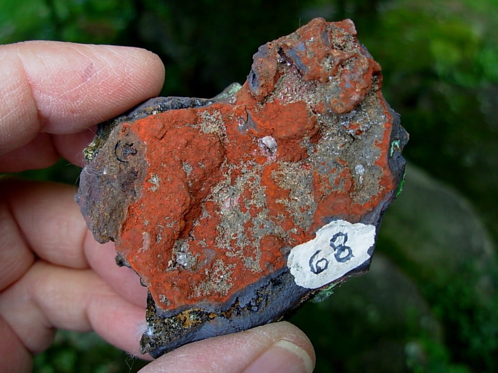 Old Stock Calcite on Conichalcite