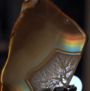 Polished Horse Mountain Iris Agate