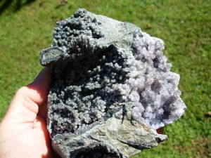 Rare Black Amethyst Sculpture from Uruguay