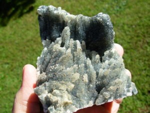 Rare Black Amethyst Sculpture from Uruguay