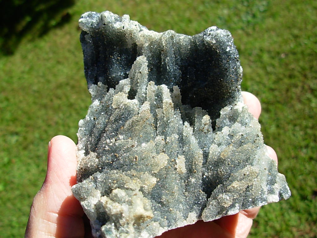 Rare Black Amethyst Sculpture from Uruguay