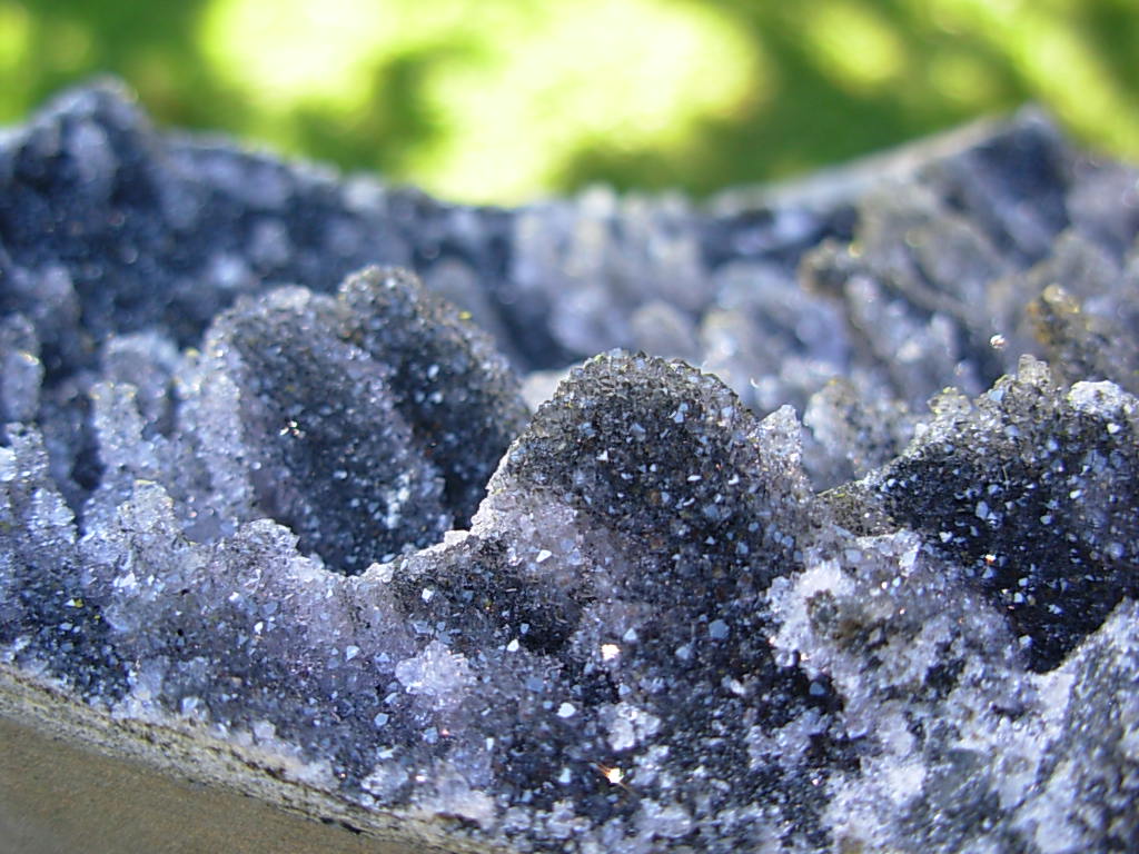 Rare Black Amethyst Sculpture from Uruguay