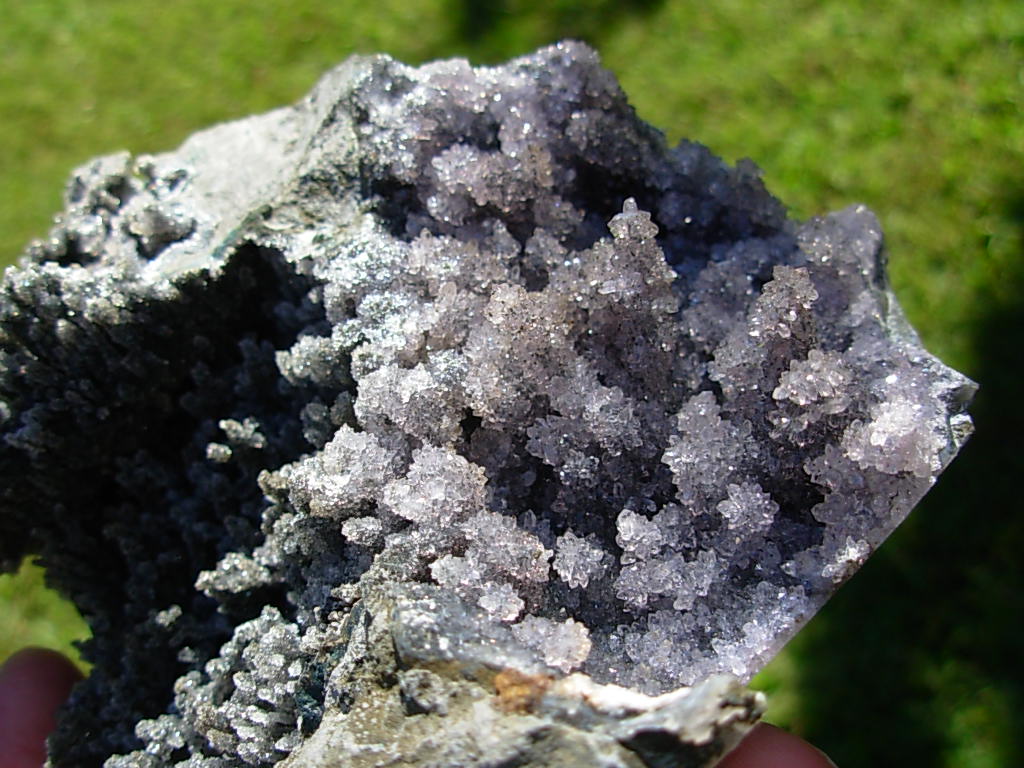 Rare Black Amethyst Sculpture from Uruguay