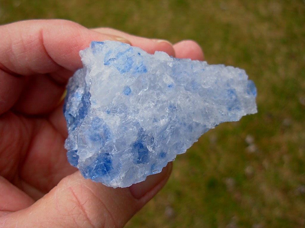 Rare Blue Halite from New Mexico