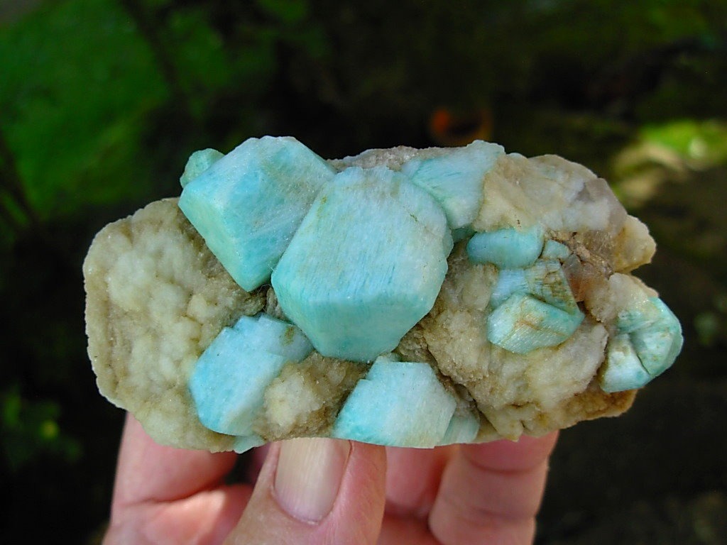 Rare Microcline var. Amazonite Crystals and Quartz from Ethiopia