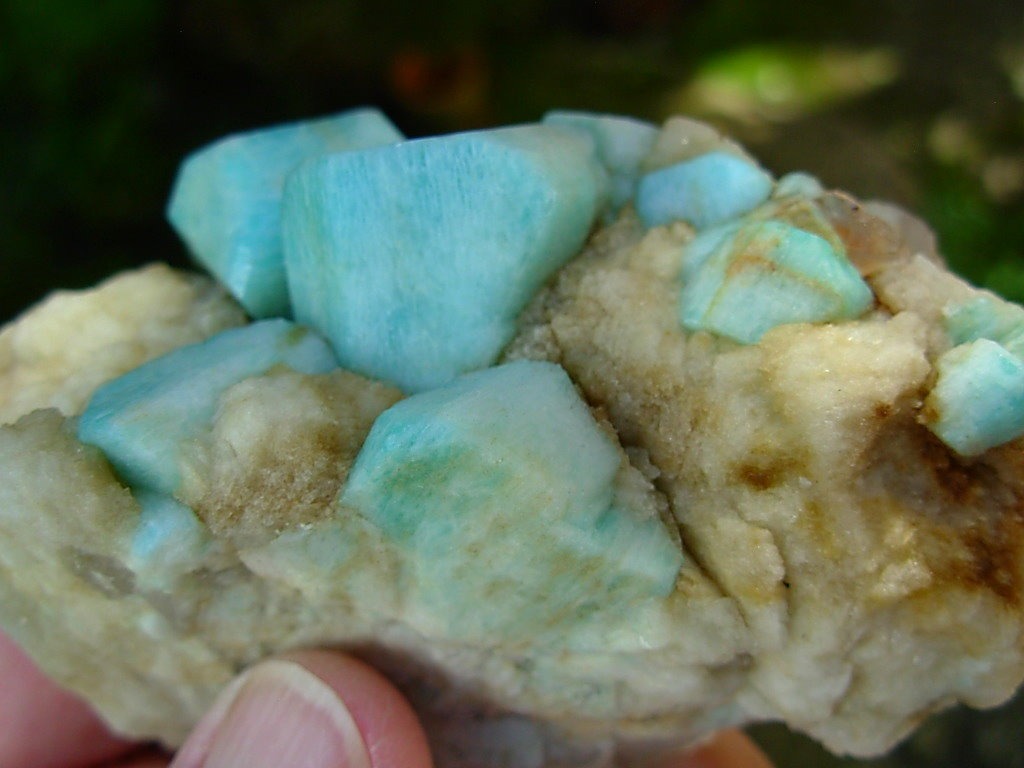 Rare Microcline var. Amazonite Crystals and Quartz from Ethiopia