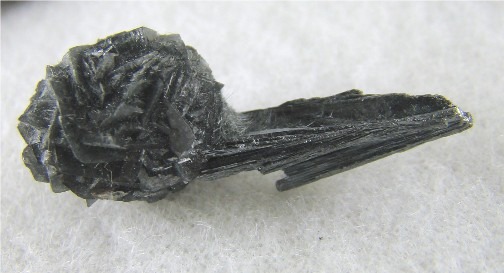 Rare Selenite with Boulangerite from Transylvania, Romania
