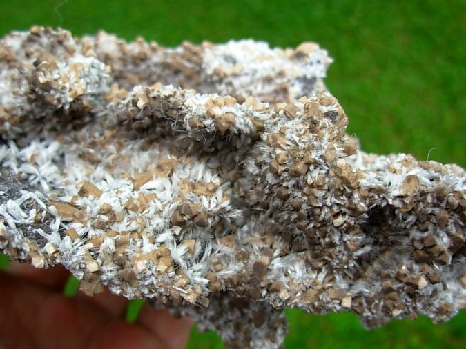 Rare XL Bultfonteinite and Poldervaartite Crystals on matrix from the N'Chwaning II Mine 2004 Pocket