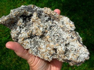 Rare XL Bultfonteinite and Poldervaartite Crystals on matrix from the N'Chwaning II Mine 2004 Pocket