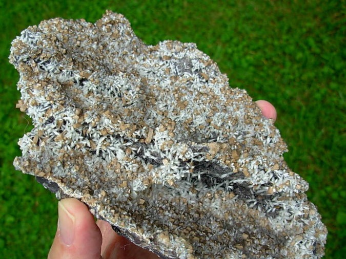 Rare XL Bultfonteinite and Poldervaartite Crystals on matrix from the N'Chwaning II Mine 2004 Pocket