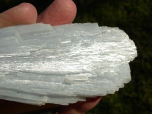 Shimmering Anhydrite from Mexico