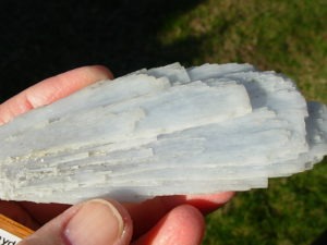 Shimmering Anhydrite from Mexico