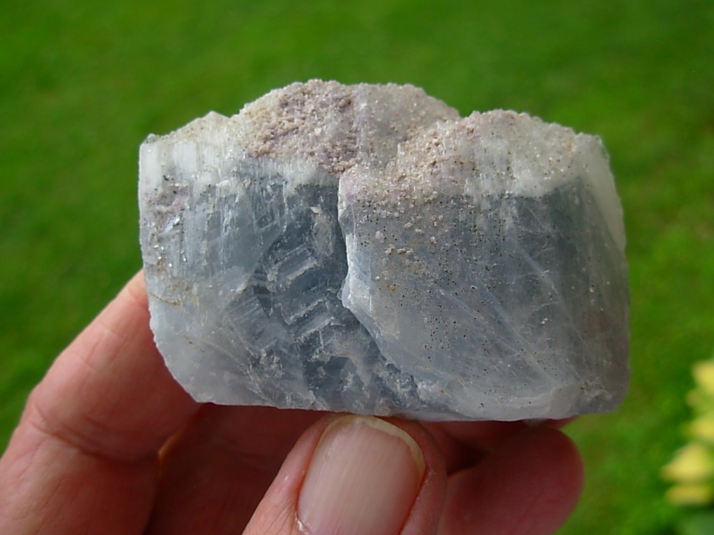 Shimmering Blue Anhydrite from Mexico