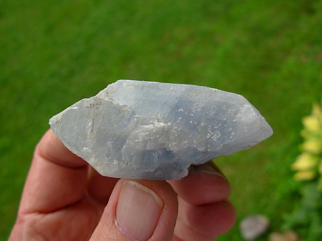 Shimmering Blue Anhydrite from Mexico