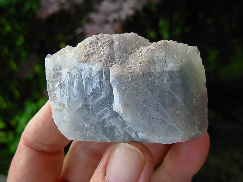 Shimmering Blue Anhydrite from Mexico