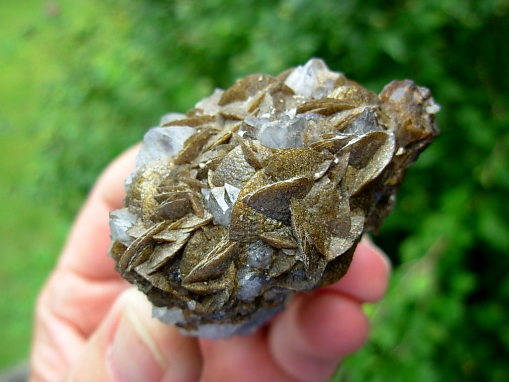 Siderite and Quartz from the Meiseberg Mine