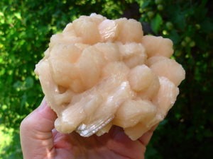 Large Cabinet Peach Stilbite Sheafs from Aurangabad, India