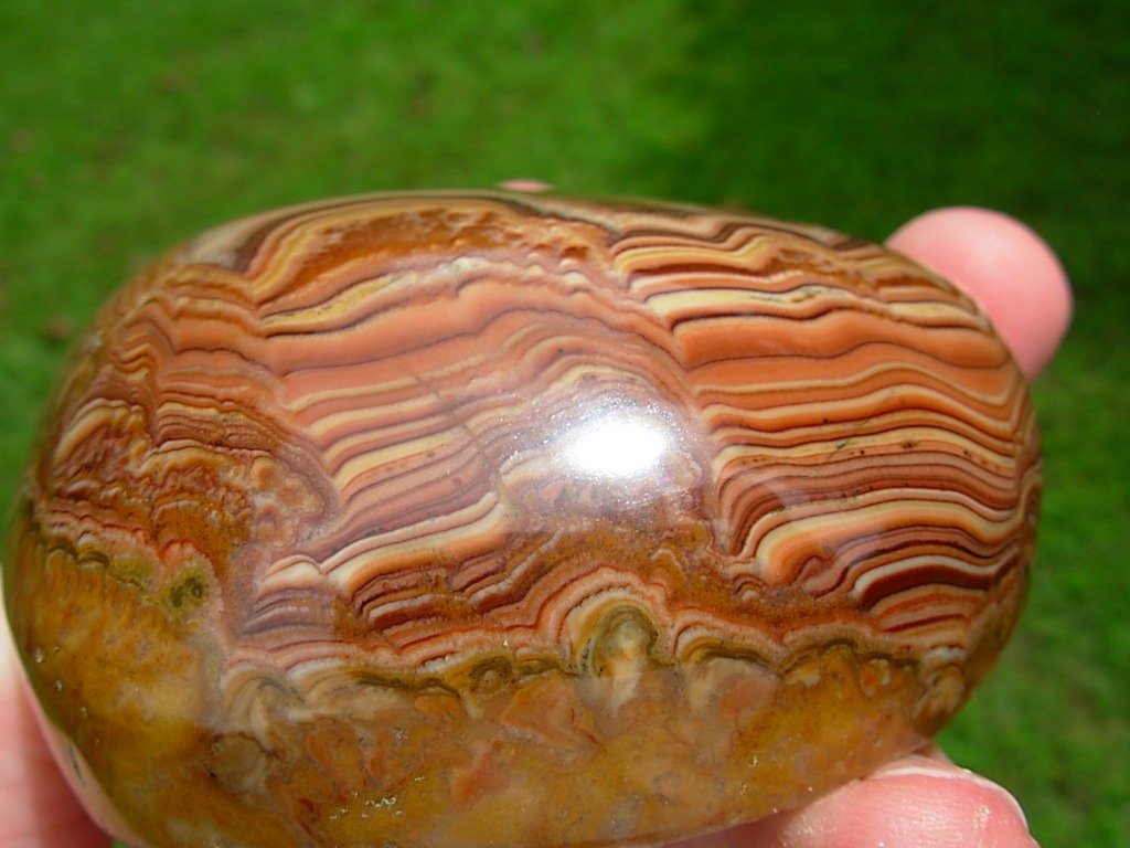 Stunning Wave Dolomite Polished Freeform Nodule