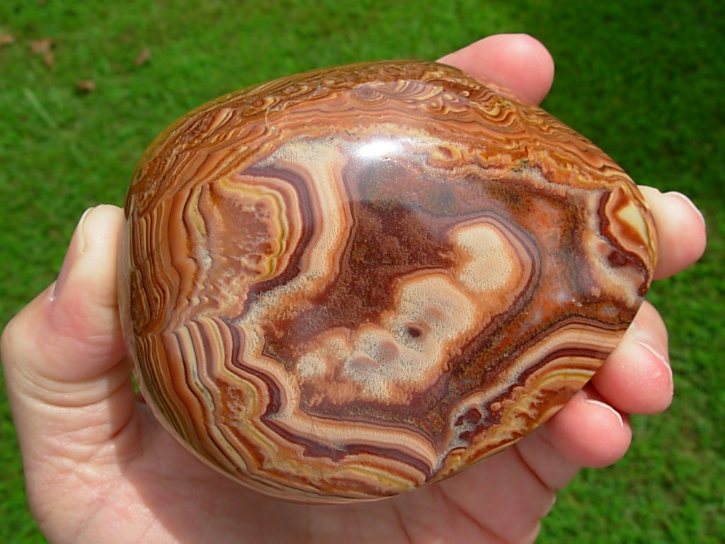 Stunning Wave Dolomite Polished Freeform Nodule