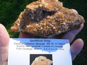 Superb Old Stock Hemimorphite on Limonite from Durango, Mexico