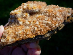 Superb Old Stock Hemimorphite on Limonite from Durango, Mexico