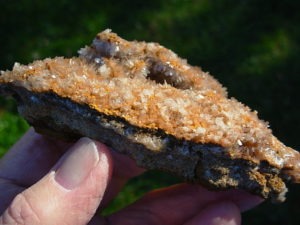 Superb Old Stock Hemimorphite on Limonite from Durango, Mexico