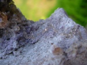 Topaz Crystals on Rhyolite from Thomas Range, Utah