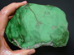Old Stock Premium Variscite 6.8mm thick Slab from Lucin, Utah