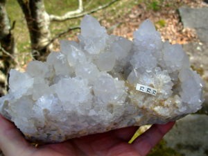 Exceptional Large Cabinet White Spirit Cactus Quartz Cluster from KwaNdebele South Africa