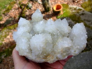 Desirable Large Cabinet White Spirit Cactus Quartz Cluster from KwaNdebele South Africa