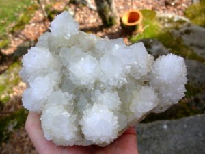 Desirable Large Cabinet White Spirit Cactus Quartz Cluster from KwaNdebele South Africa