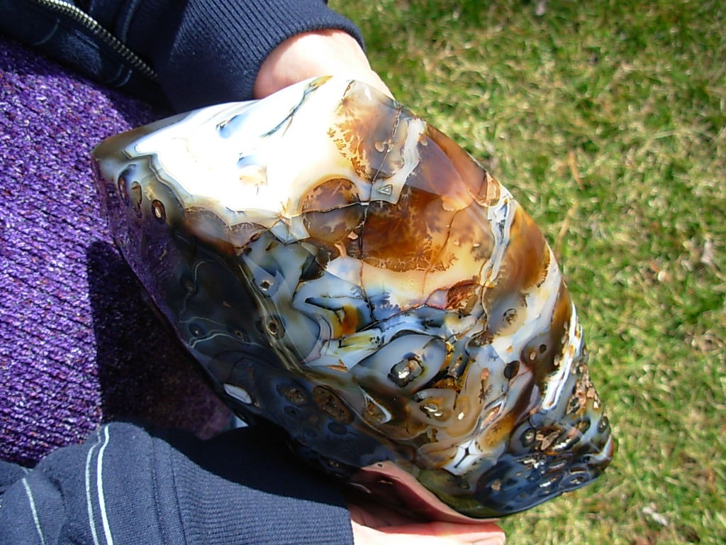 XL Free Form Picasso Agate