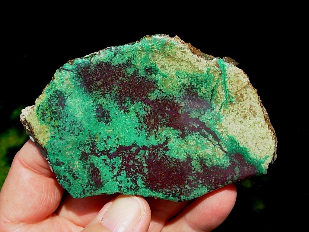 Malachite and Cuprite in Matrix