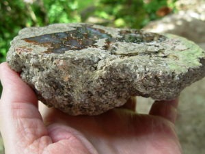Lucky Strike Mine Thunderegg Polished Half