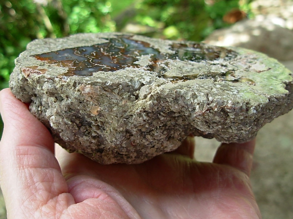 Lucky Strike Mine Thunderegg Polished Half