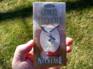 RMS Titanic Coal Dolphin Necklace