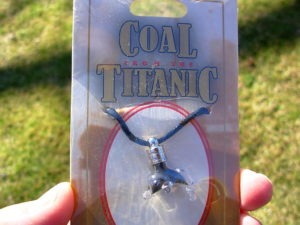 RMS Titanic Coal Dolphin Necklace
