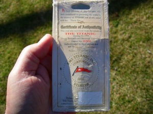 RMS Titanic Coal Dolphin Necklace