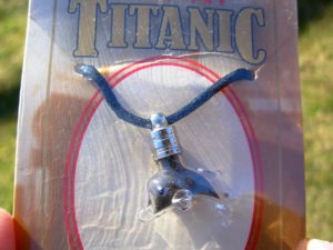 RMS Titanic Coal Dolphin Necklace