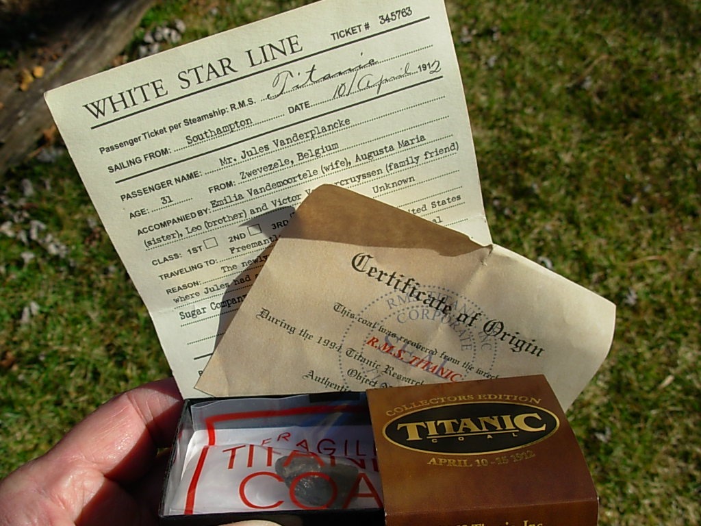 RMS Titanic Coal 90th Anniversary Collectors Edition