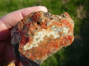 Old Stock Vanadinite from the Apache Mine