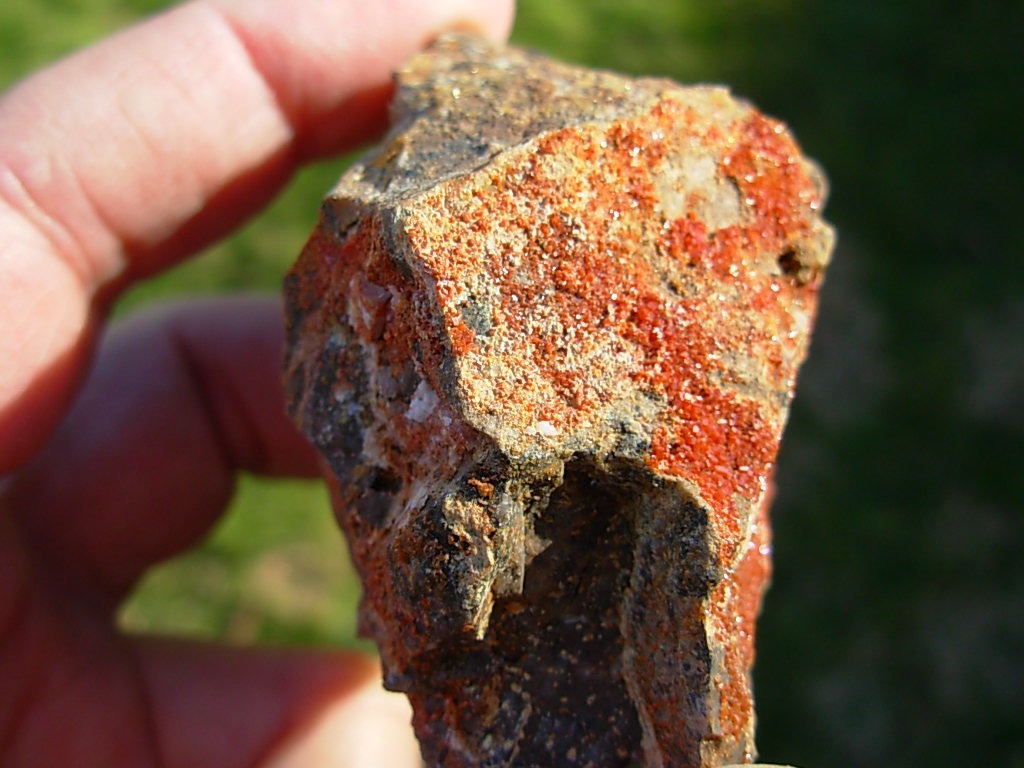 Old Stock Vanadinite from the Apache Mine