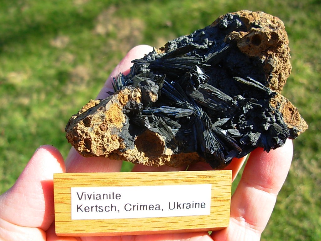 Excellent Vivianite from Ukraine