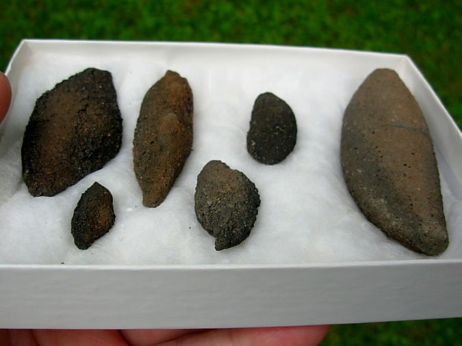 Volcanic Bombs from near Amboy Cinder Cone, Mojave Desert, California