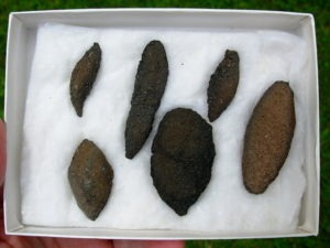 Volcanic Bombs from near Amboy Cinder Cone, Mojave Desert, California