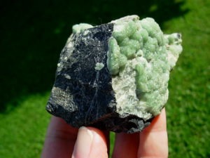 Old Stock Botryoidal Wavellite from Mount Ida, Arkansas