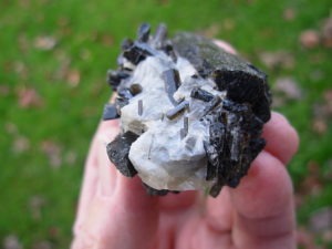 Wolframite in Quartz Cumbria UK